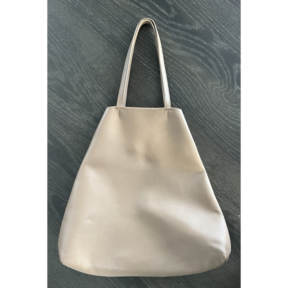 Theory Tan Geuine Leather Soft Tote Bag